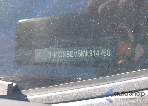 2021 Nissan Versa Sv Xtronic Cvt z USA, uszkodzony, nr VIN 3N1CN8EV5ML914760